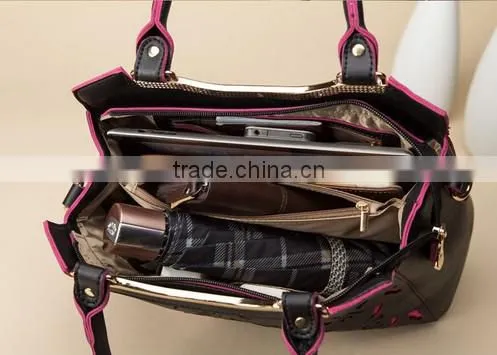 hollow out handbags retro flower carving bags fashion women handbags