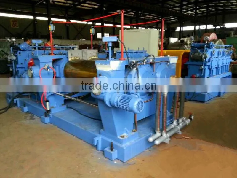 22'' two roll double shaft two roll rubber mixing mill
