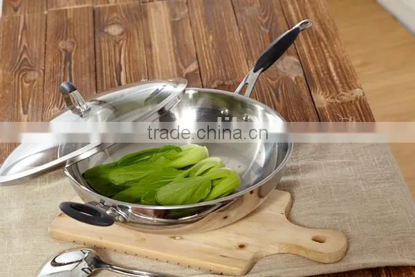 Chuangsheng stainless steel cookware for fry vegetables