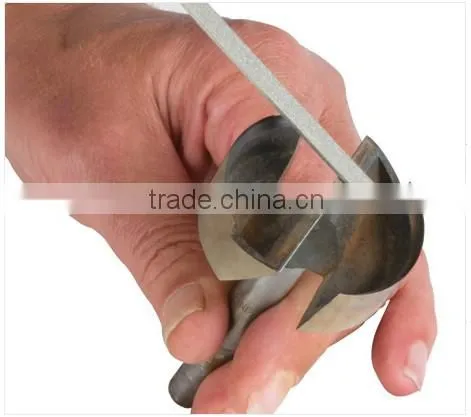 electroplated diamond needle files set three square file
