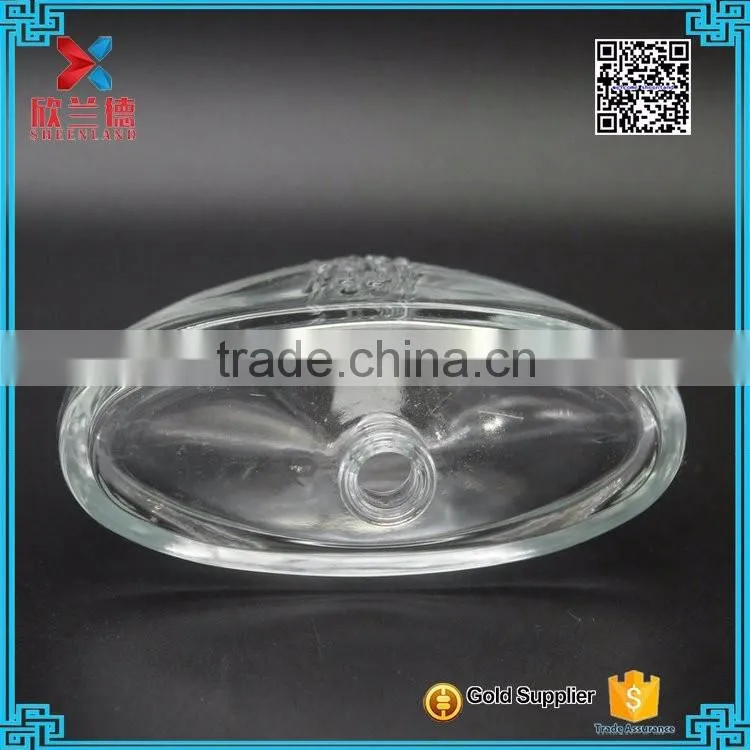 hot show boat-shape glass bottle perfume/unique design glass perfume bottle 100ml
