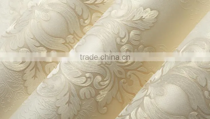 modern fashion wallpaper european style flock wallpaper