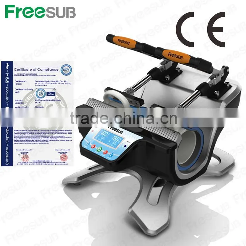 Freesub factory supply 5 in 1 mug heat press machine
