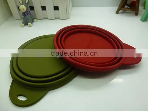 flexible silicon rubber collapsing bowl &silicone microwave collapsible bow