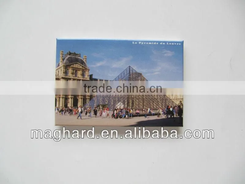 Iron fridge magnet for souvenir for famous landscapes