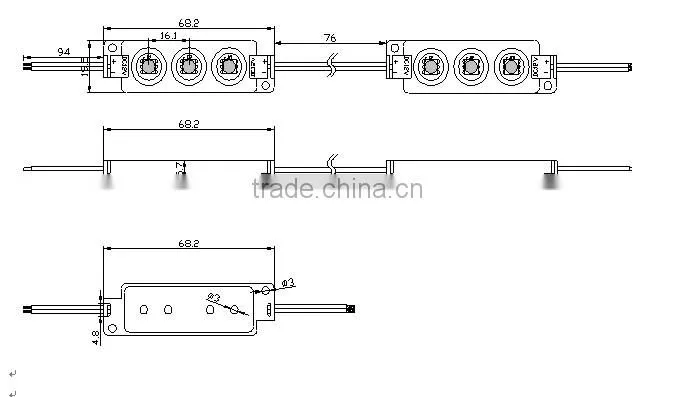 5050 smd led module light ,rgb led module ,module led smd 5050 DC12V