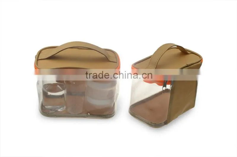 Unique Customized Transparent PVC Plastic Cosmetic Bag with Zipper