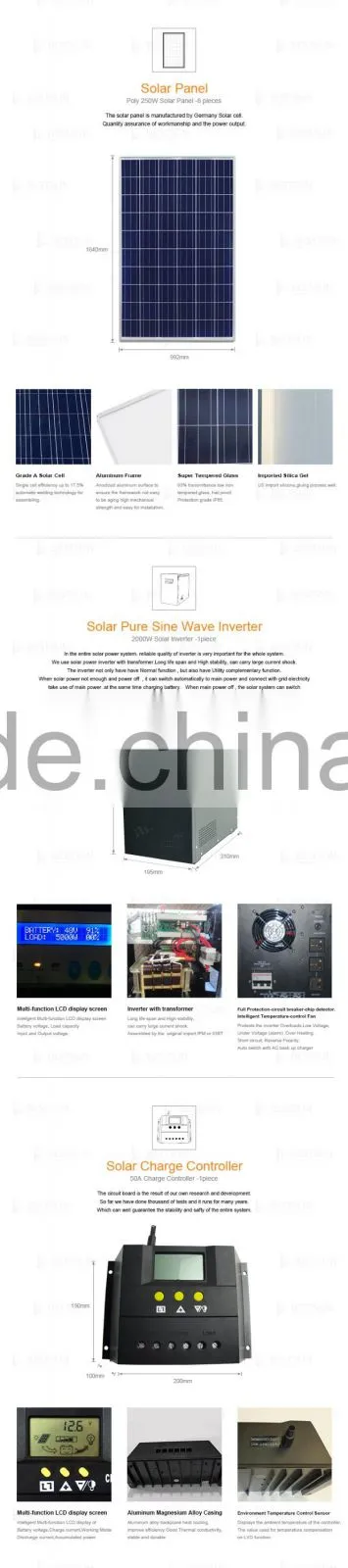 2016 solar power generator for home use and 15 days quick delivery