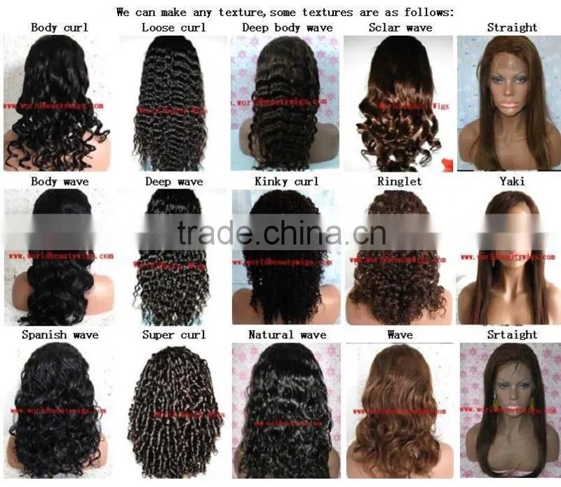 Fashionable U/V part hair wig with top quality