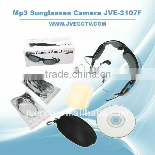 90 degree visual angle digital full hd sports sunglass camera