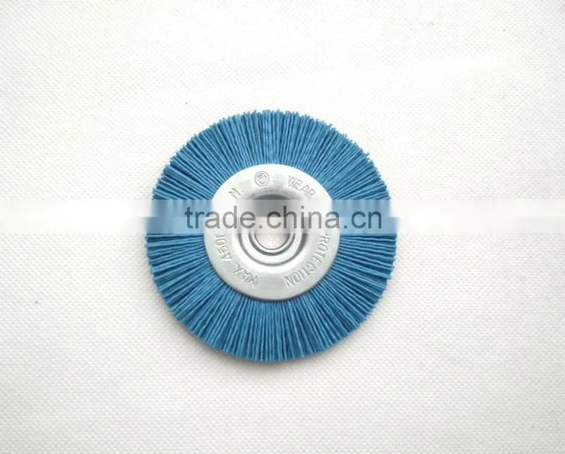 nylon wire wheel brushes, diameter 100mm or 4"