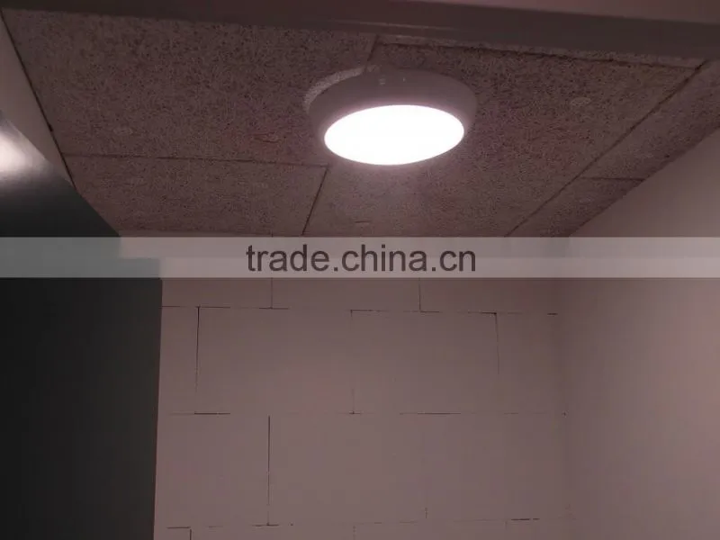 12W motion sensor wall mounted led lamp, 8m 100-25% microwave sensor dimmable(GL1201SA)