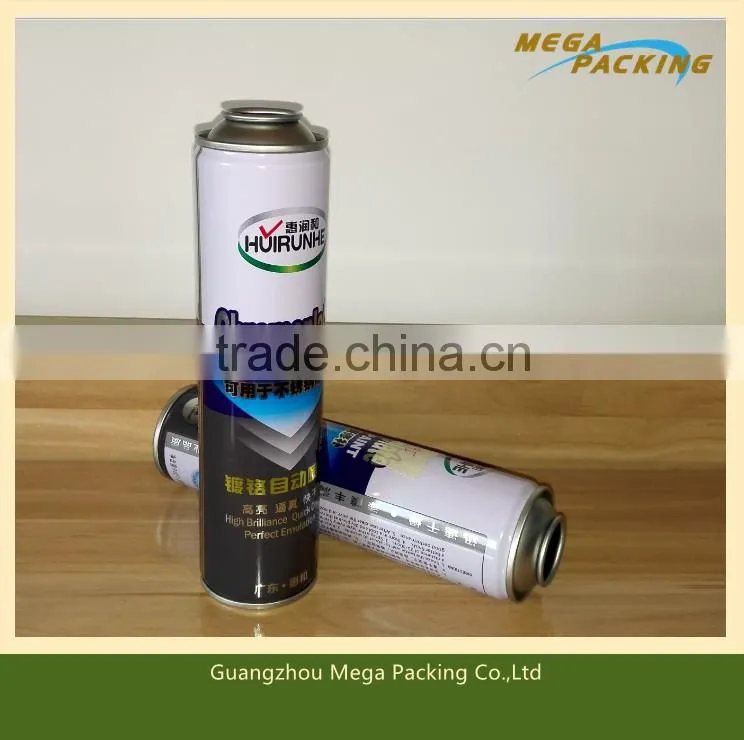 Personal care 400ml shaving foam cream aerosol can with cmyk printing