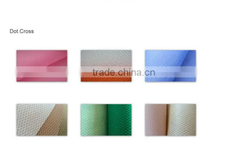 Cross PP Spunbond Nonwoven Fabric for Shoes Interlining Material, pp non woven fabric, non-woven cambrelle (pp cambrelle)