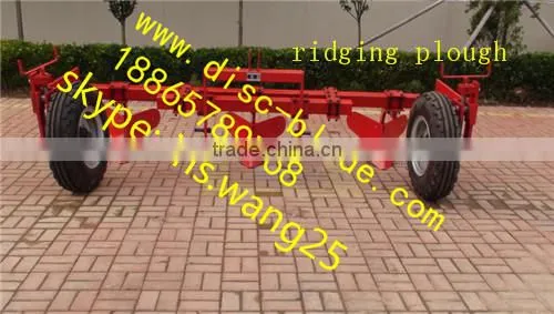 Ridging plough disc ridging plough