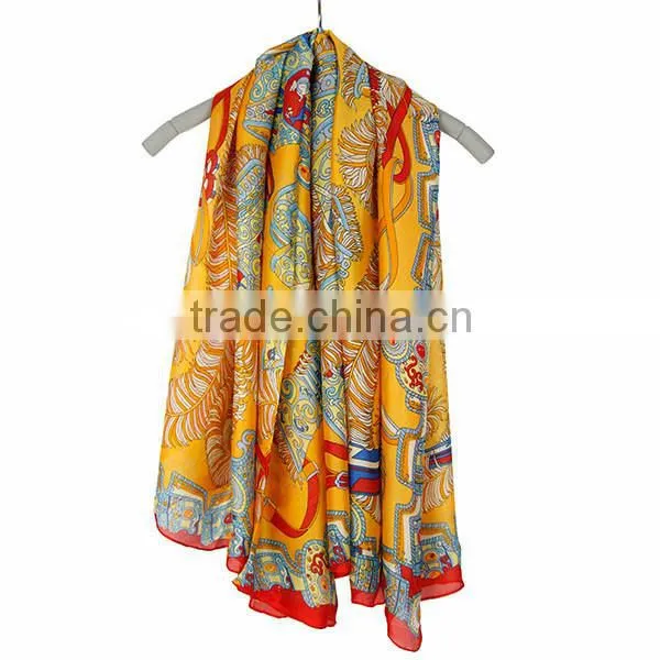 Fashion Printing chiffon chiffon scarf Square Scarf