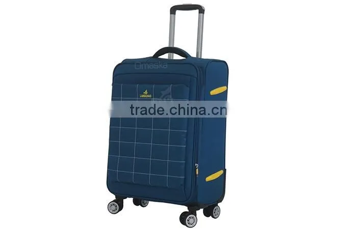 high quality fashion wheeled Oxford nylon luggage bag luggage factory cheap price