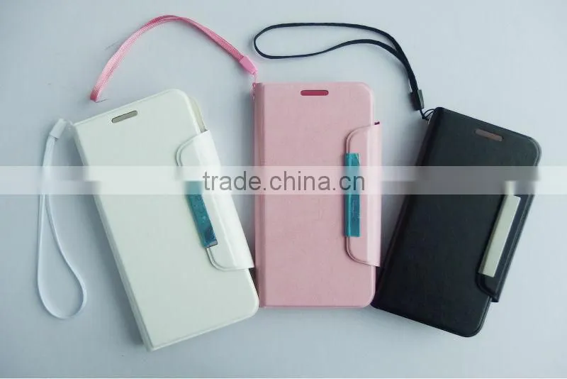 universal Flip Leather Phone case with sucker