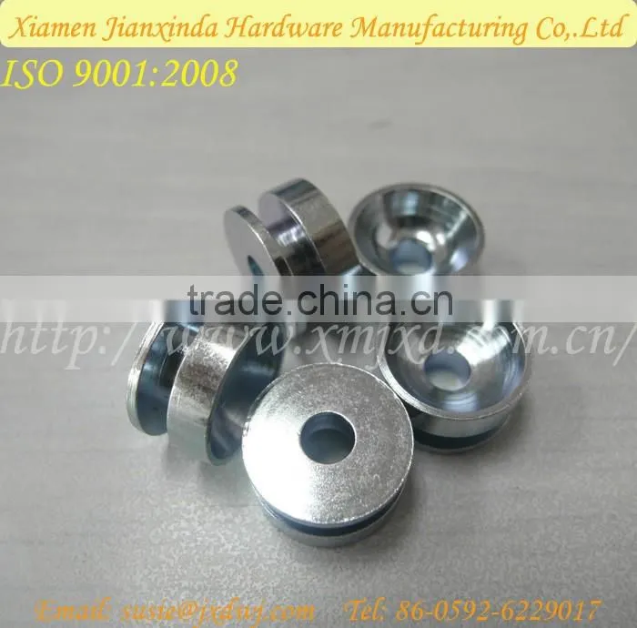 Steel Blue White Zinc round housing part