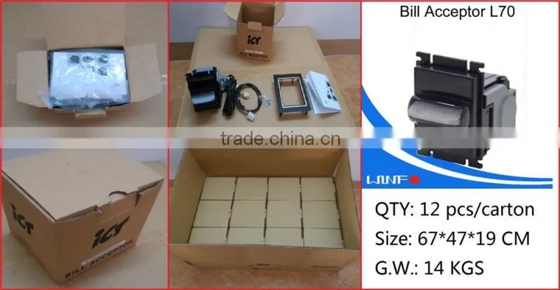 ICT Currency Acceptor using in vending machine