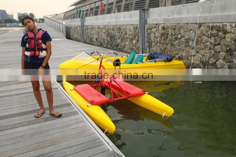 amusement park equipment water bike pedal boats for sale water park china supplier