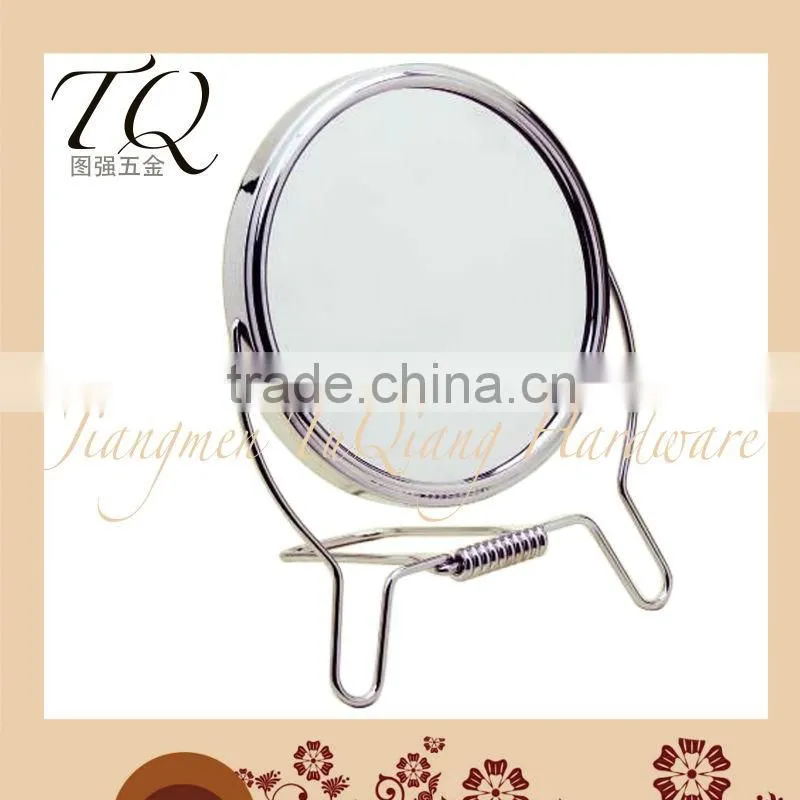 Chrome Metal Table Style Square parabolic mirror