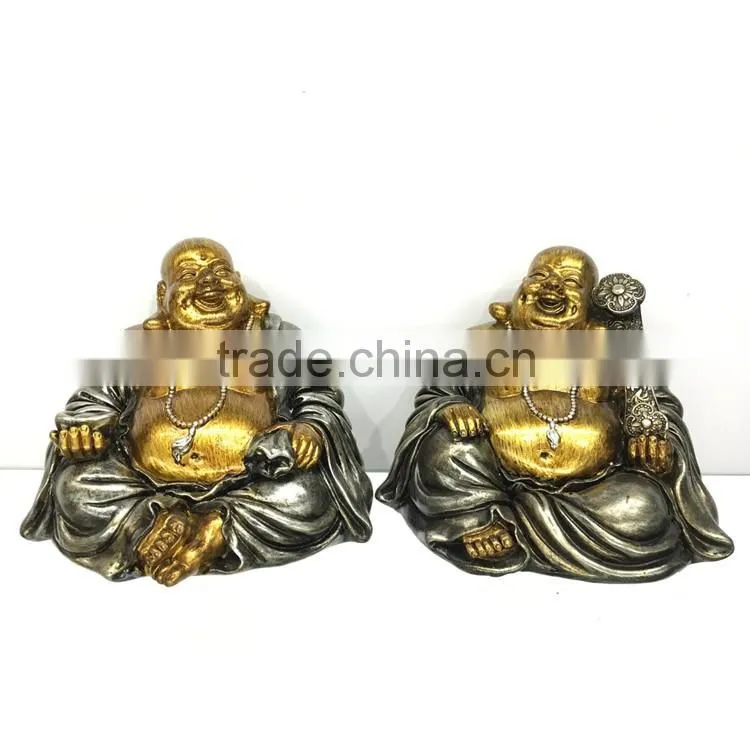 Indoor decoration polyresin abstract buddha sculpture for sale