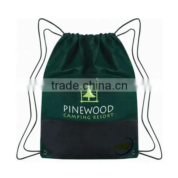 cheap wholesale promotional custom gym sack bag with logo