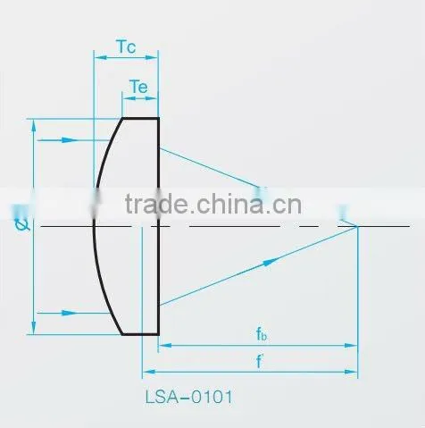 BK7 plano-convex lens