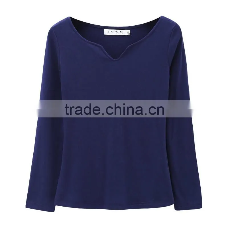 New women bulk long sleeve t shirts, plain couple long sleeve t shirt