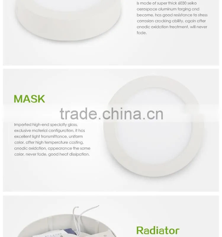 25W 300X300 surface mounted led panel light