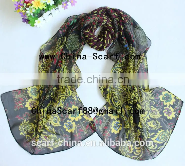 Chiffon fabric for scarf wholesale
