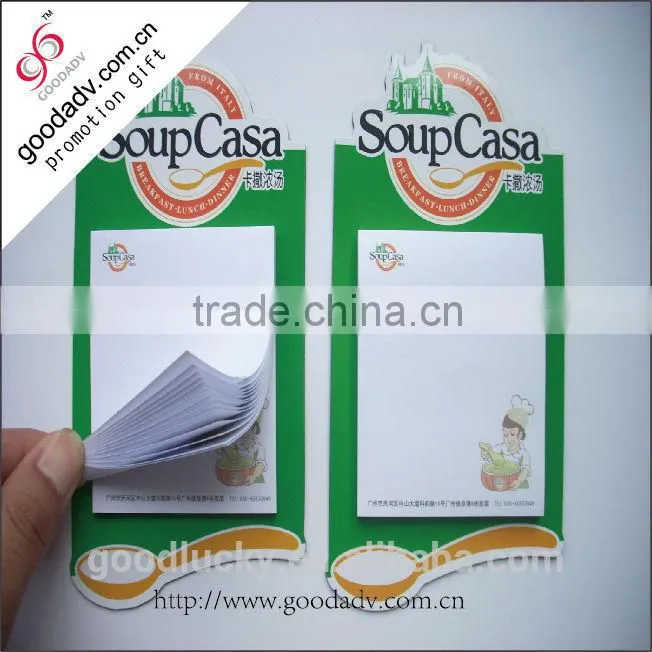 High quality home magnetic note pad for shopping list note