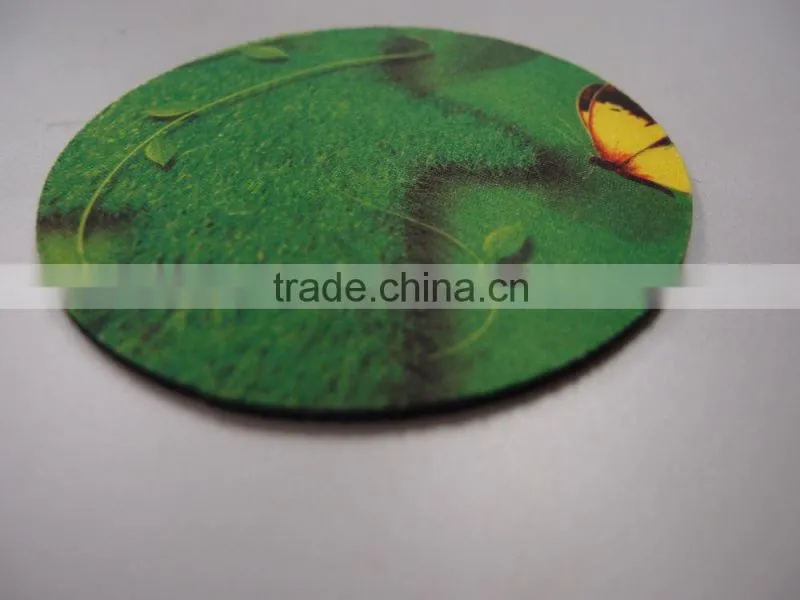 Hotel used laminated glass drink placemat coaster