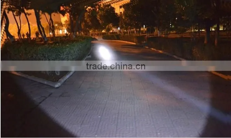 Strong light led rubber flashlight