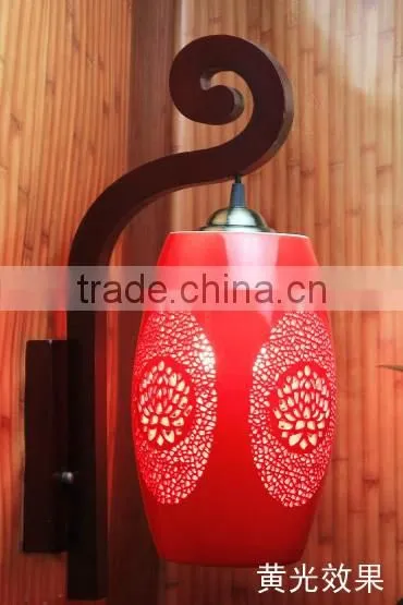Chinese Porcelain Wall Light UL RoHS SAA CE CE Small Antique Wall Reading Lamp Bedroom Wall Lamps For Home