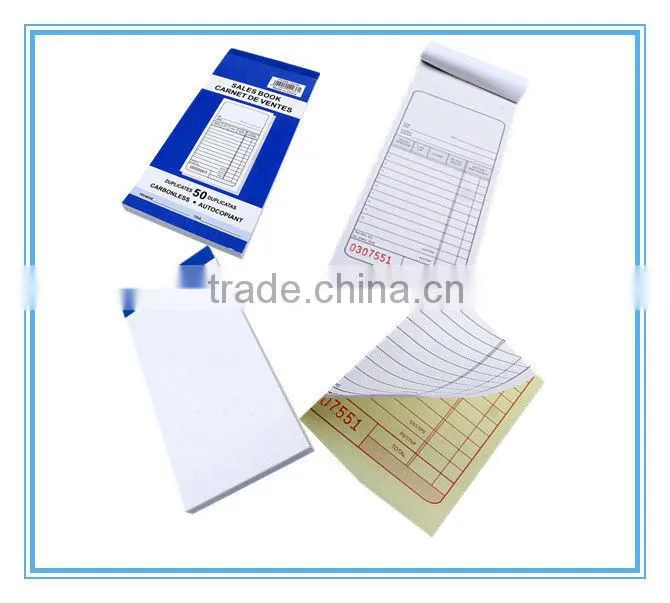 carbonless autocopiant business sales book carnet