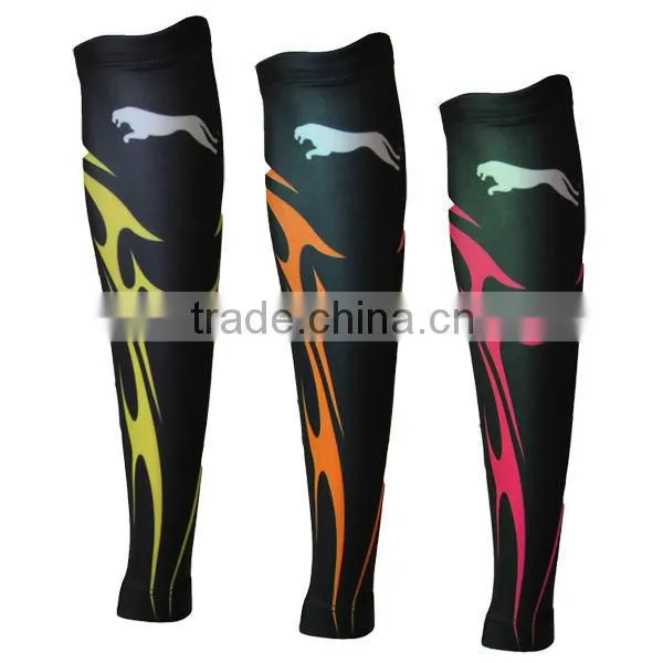 Lycra Fabric Material Compression Sports Leg Sleeves