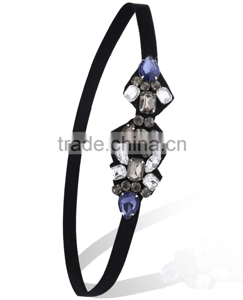 Women Fashion Rhinestone Crystal Head Chain Jewelry Headband Headpiece Hair band