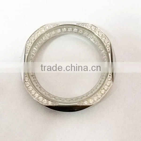 China professional watch manufactory made stainless steel watch case custom your own logo
