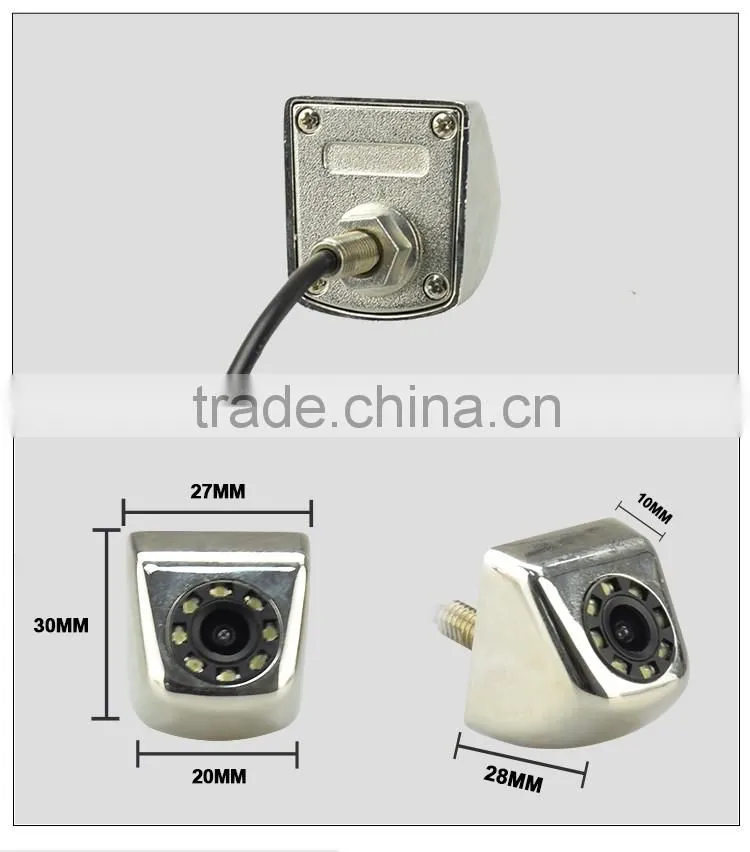 2016 Newest design car camera with 8 led lights,car parking camera,night vision and waterproof