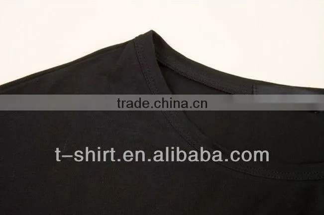 Ladies loose contrast short sleeve casual t shirt