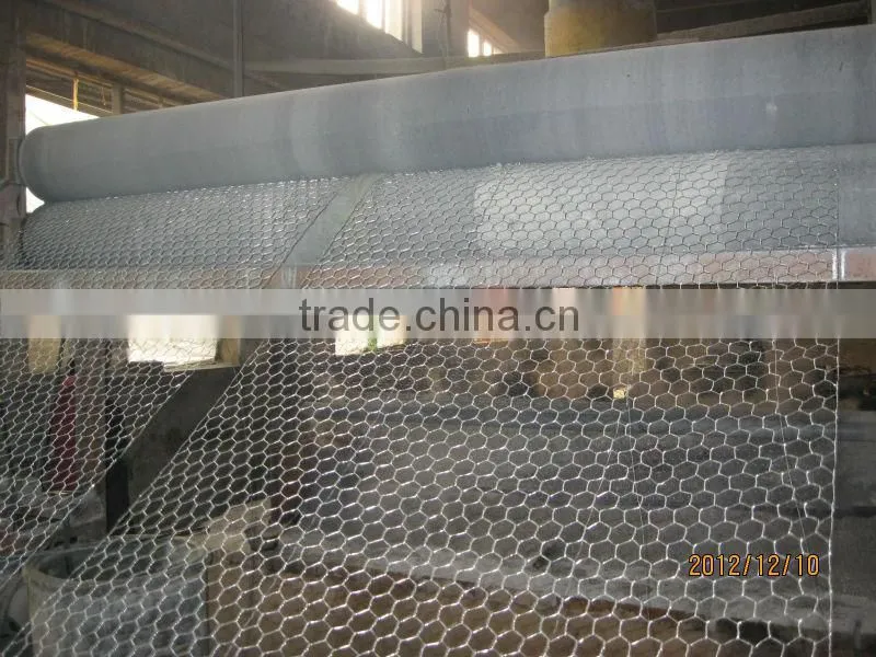 factory direct sale galvanized hexagonal weaving wire netting