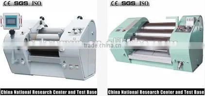 hydraulic automatic triple roller machine three roll mill for grease paste