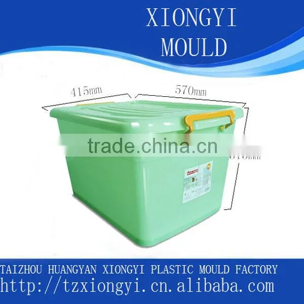 custom EU standard plastic rectangular storage box mold manufacturer