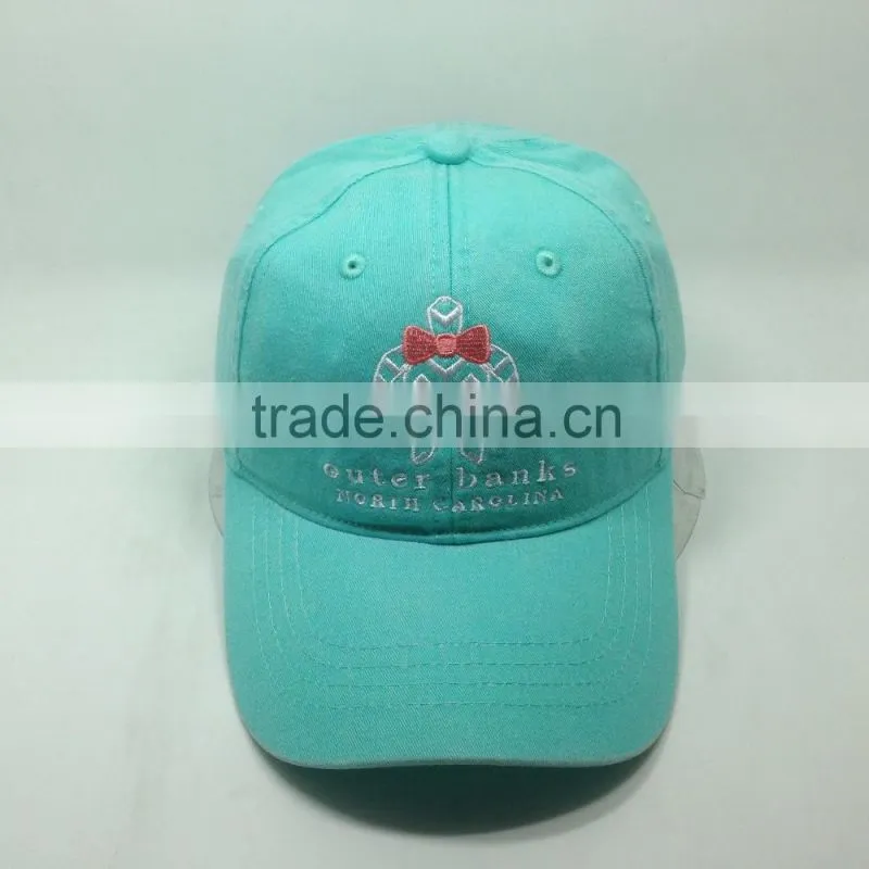 Wholesale 6 panels 100% Cotton Plain custom promotional baseball cap