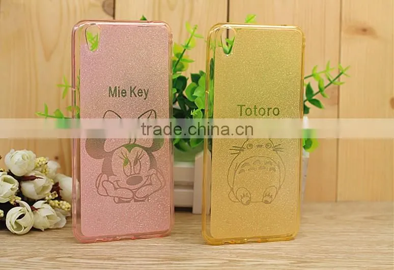 Cartoon flash power TPU phone case for oppo a37