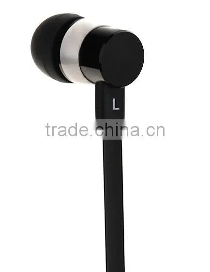 China OEM promotional metal earphone with mic