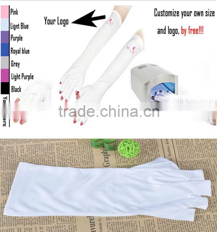 Custom Size and Logo Long radiation uv protection gloves