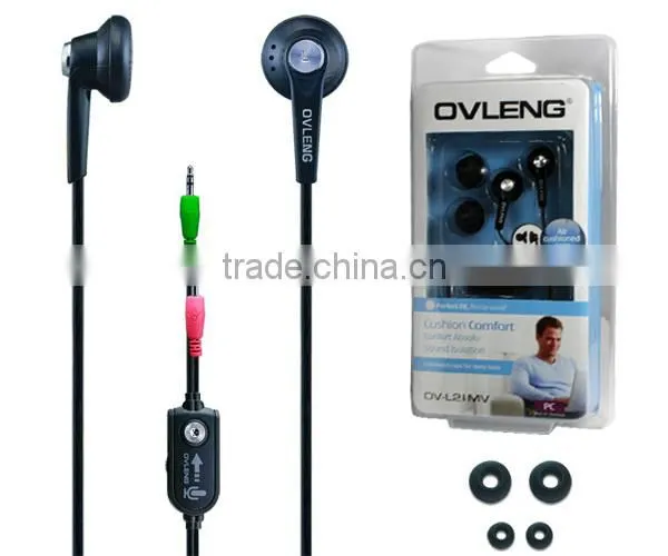 Computer earphone with mic shenzhen factory price